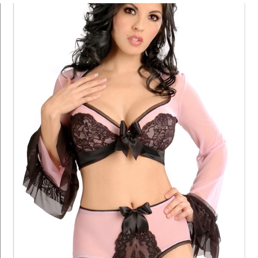 Trashy Lingerie 3 piece Tempest Boudior Set Costume